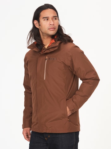 Marmot 3in1-Funktionsjacke "Ramble" in Braun/ Orange