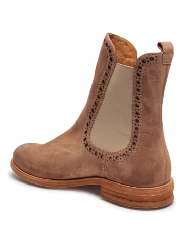 bisgaard Leren chelseaboots lichtbruin