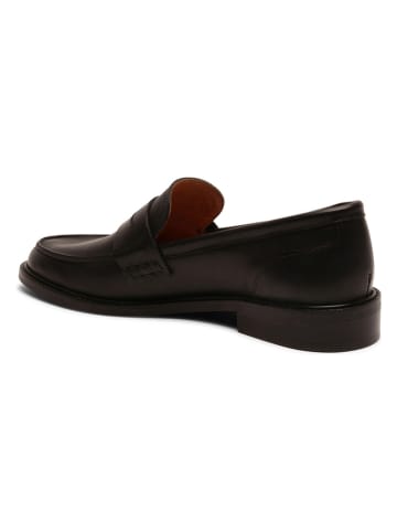 bisgaard Leren mocassins zwart