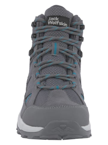 Jack Wolfskin Leder-Trekkingschuhe "TRAIL HIKER TEXAPORE MID" in Grau