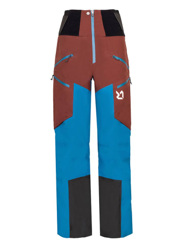 ROCK EXPERIENCE Ski-/snowboardbroek "Snowmass" turquoise/bruin