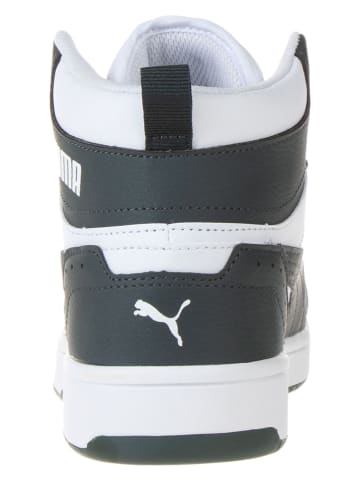 Puma Sneakers wit/donkergroen
