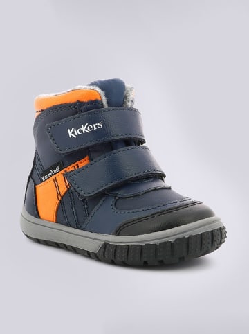 Kickers Boots "Sitrouille WPF" donkerblauw/oranje