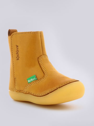 Kickers Leren boots "Socool" geel