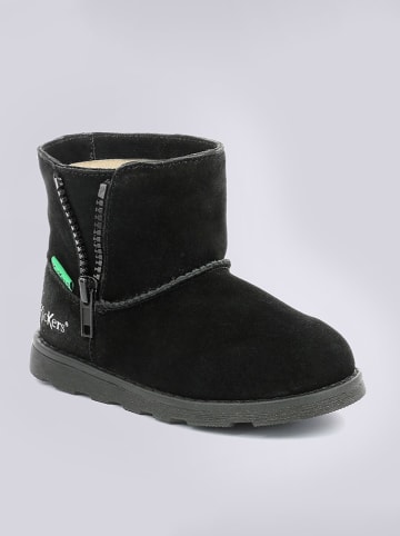 Kickers Leder-Boots "Aldiza" in Schwarz