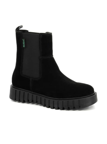 Kickers Leren chelseaboots "Kick Favorite" zwart