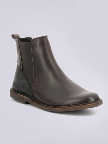 Kickers Leren chelseaboots "Kick Tipist" bruin