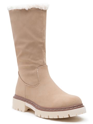 Foreverfolie Winterstiefel in Beige