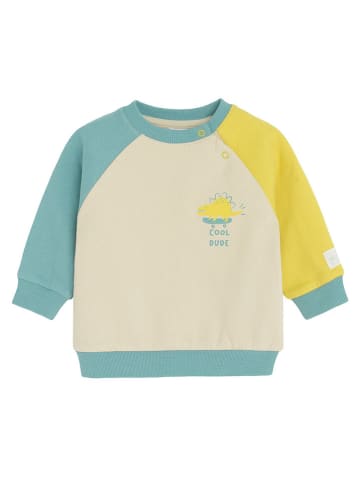 COOL CLUB Sweatshirt in Creme/ Gelb/ Blau