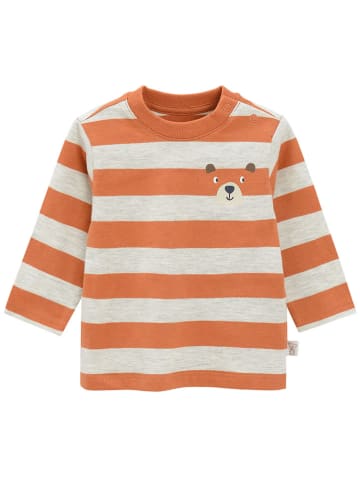 COOL CLUB Longsleeve in Orange/ Creme