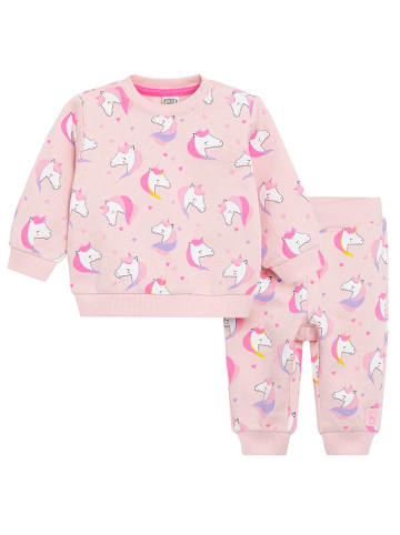 COOL CLUB 2-delige outfit lichtroze