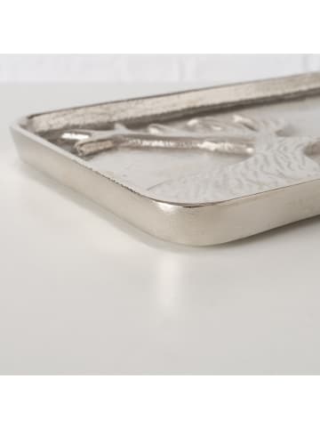 Boltze Taca "Egon" w kolorze srebrnym - 13 cm