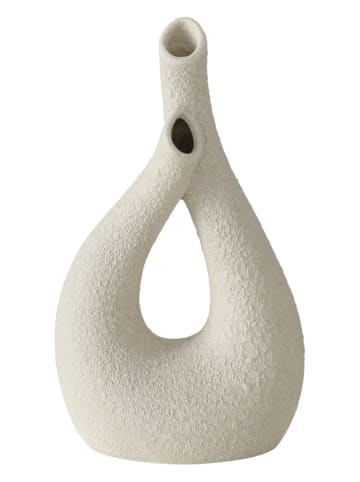 Boltze Vase "Kadira" in Creme - (H)32 cm
