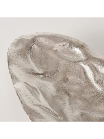 Boltze Dekoschale "Gorice" in Silber - (B)40 cm