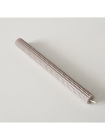 Boltze 4-delige set: staafkaarsen "Classic" lichtbruin - 4x 345 g