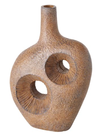 Boltze Vase "Hamston" in Braun - (H)24 cm