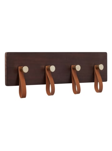 Boltze Garderobe "Skado" in Braun - (B)40 x (H)13 cm