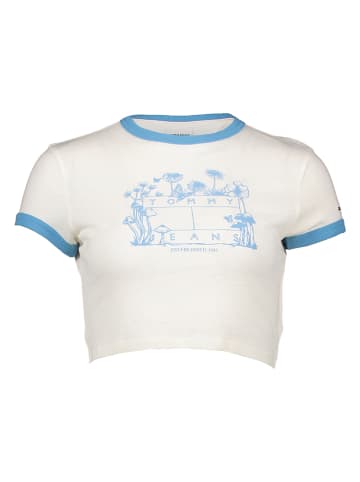 Tommy Hilfiger Shirt in Creme/ Hellblau