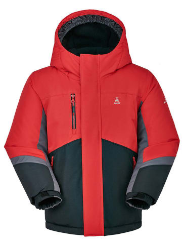 Kamik Kurtka narciarska "Damien" w kolorze czerwono-czarnym