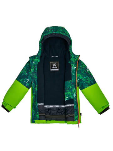 Kamik Kurtka narciarska "Rocco" w kolorze zielonym