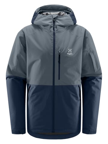 Haglöfs Ski-/ Snowboardjacke "Gondol" in Grau/ Dunkelblau