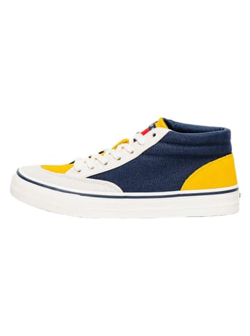 Tommy Hilfiger Sneakers donkerblauw/geel