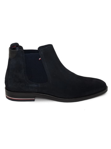 Tommy Hilfiger Shoes Leder-Chelsea-Boots in Dunkelblau