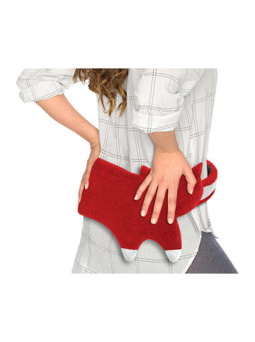 Leschi Wärmekissen für Bauch & Rücken "Katze" in Rot - (L)120 x (B)14 cm