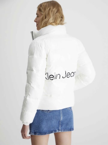 Calvin Klein Kurtka pikowana w kolorze białym