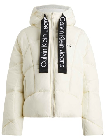 Calvin Klein Steppjacke in Creme