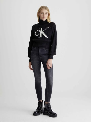 Calvin Klein Rollkragenpullover in Schwarz