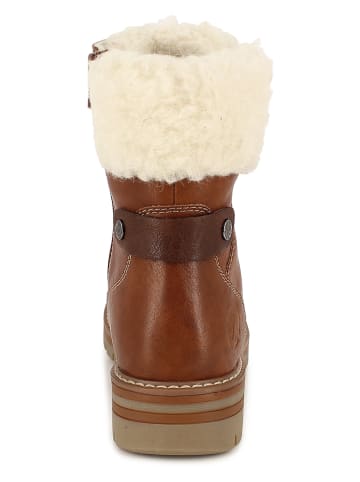 Kimberfeel Winterboots "Flavie" in Cognac