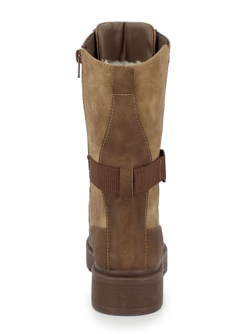 Kimberfeel Kozaki zimowe "Shelly" w kolorze karmelowym