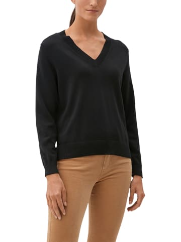 s.Oliver BLACK LABEL Pullover in Schwarz