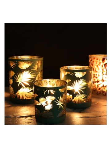 Mars & More Windlicht groen - (H)10 x Ø 8 cm