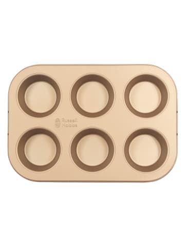Russel Hobbs Muffin-Ofenform "Opulence" in Gold - (B)26,5 x (H)3 x (T)17,5 cm