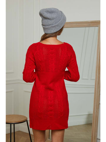 Plume Gebreide jurk "Chichi" rood