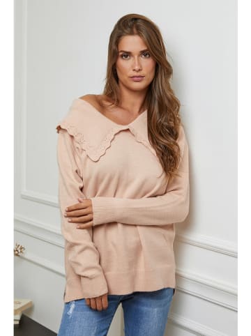 Joséfine Sweter w kolorze jasnoróżowym