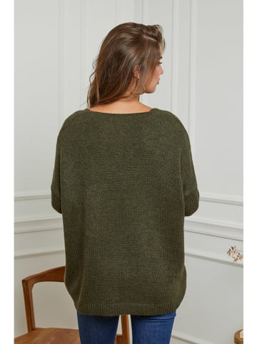Plume Sweter "Odele" w kolorze khaki