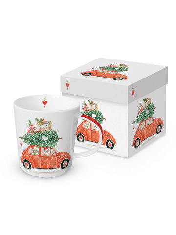 ppd Kubek jumbo "Christmas Delivery" w kolorze białym - 350 ml