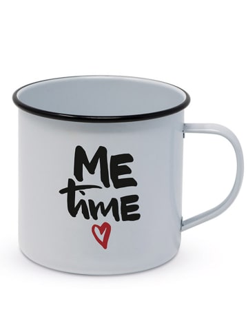 ppd Jumbotasse "Me Time" in Weiß - 400 ml