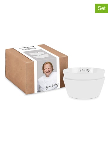 ppd 2-delige set: kommen "Björn Freitag" wit - Ø 15 cm