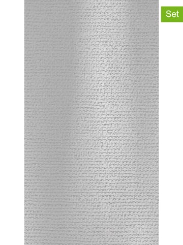 ppd 2-delige set: gastendoeken grijs - (L)40 x (B)33 cm
