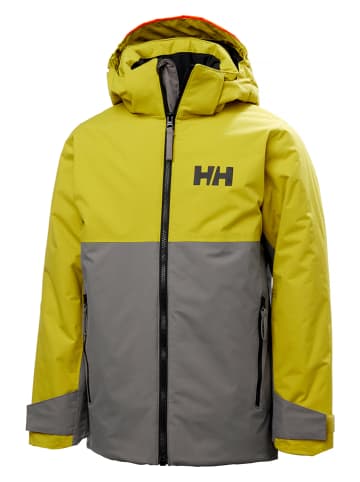 Helly Hansen Kurtka narciarska "Traverse" w kolorze żółto-szarym