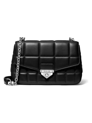 Michael Kors Leren schoudertas zwart - (B)24 x (H)14 x (D)7,5 cm