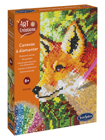 SentoSphere Zestaw kreatywny "Rhinestone picture of a fox" - 8+