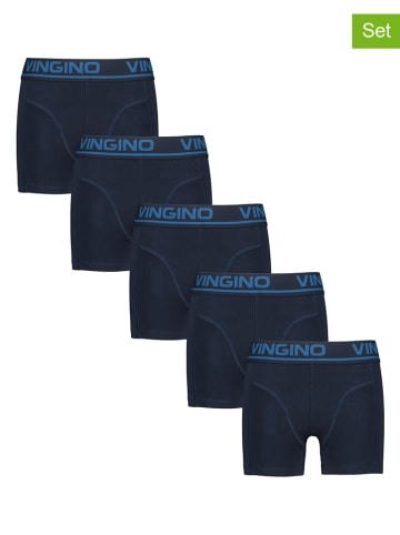 Vingino 5-delige set: boxershorts donkerblauw