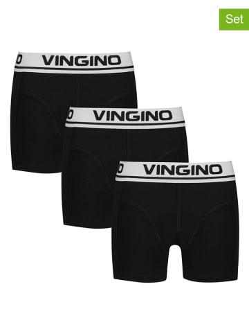 Vingino 3-delige set: boxershorts zwart