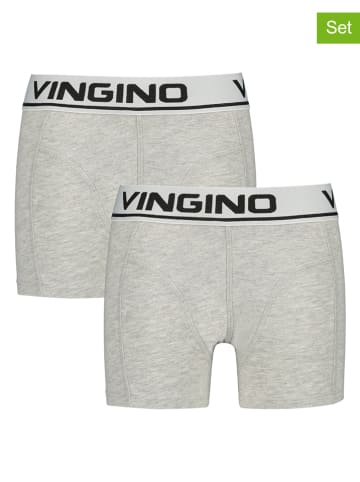 Vingino 2er-Set: Boxershorts in Grau