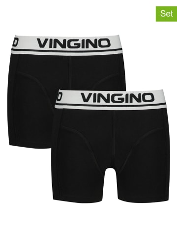 Vingino 2er-Set: Boxershorts in Schwarz